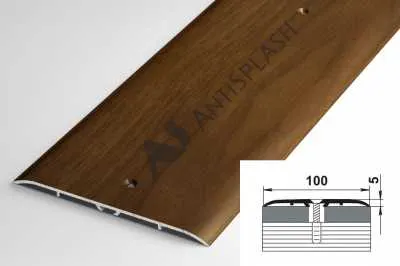 Пороги алюминиевые ПС-05 100x5 мм, венге