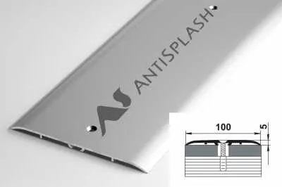 Пороги алюминиевые ПС-05 100x5 мм, без покрытия