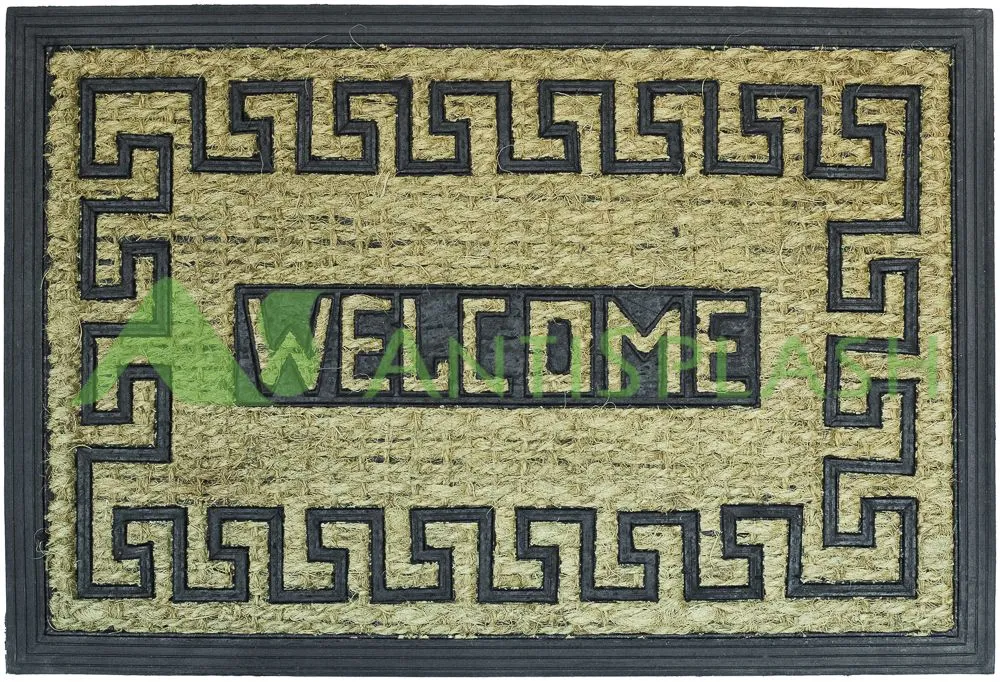 Коврик кокосовый «Welcome» 400x600x10 мм