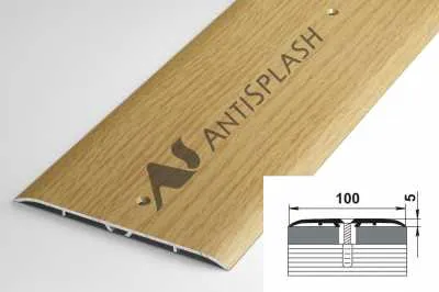 Пороги алюминиевые ПС-05 100x5 мм, дуб светлый